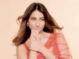 Palak Tiwari sizzles in a red lace saree