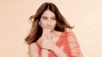 Palak Tiwari sizzles in a red lace saree