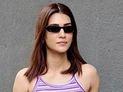 Paps compliment Kriti Sanon’s hairstyle as she gets clicked