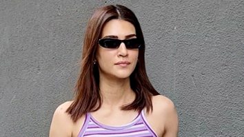Paps compliment Kriti Sanon’s hairstyle as she gets clicked