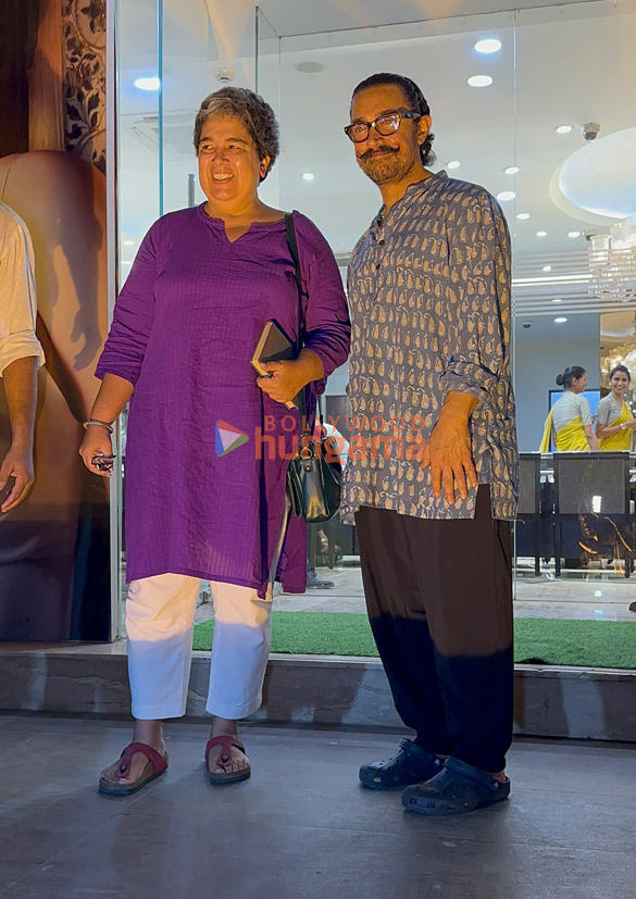 photos aamir khan and reena dutta snapped in bandra 2