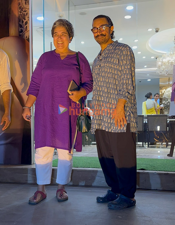 photos aamir khan and reena dutta snapped in bandra 4