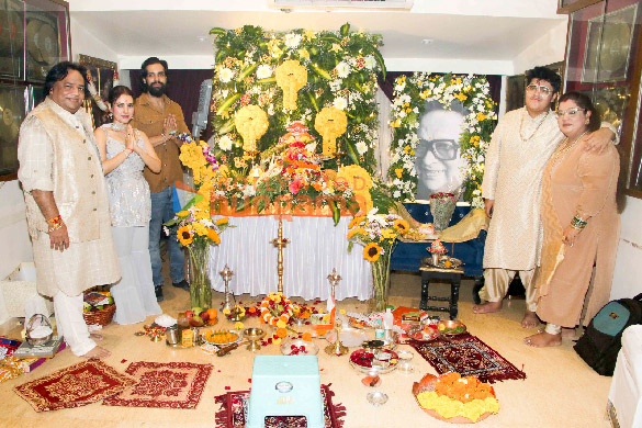 Photos: Bappi Lahiri’s family celebrate Ganesh Chaturthi