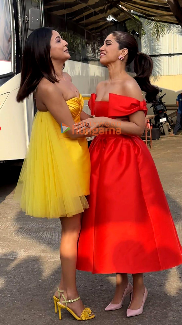 photos bhumi pednekar and shehnaaz gill snapped promoting thank you for coming 1
