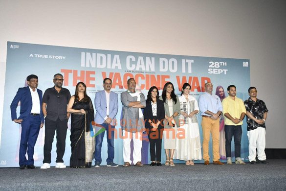 photos pallavi joshi vivek agnihotri nana patekar and others snapped at the vaccine war trailer launch 0088 1