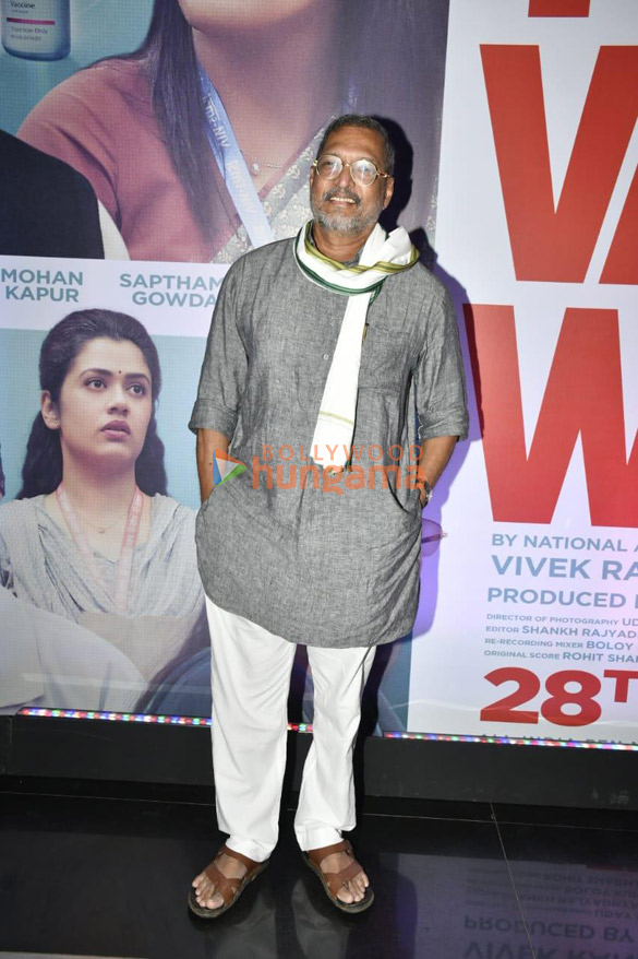 photos pallavi joshi vivek agnihotri nana patekar and others snapped at the vaccine war trailer launch 1