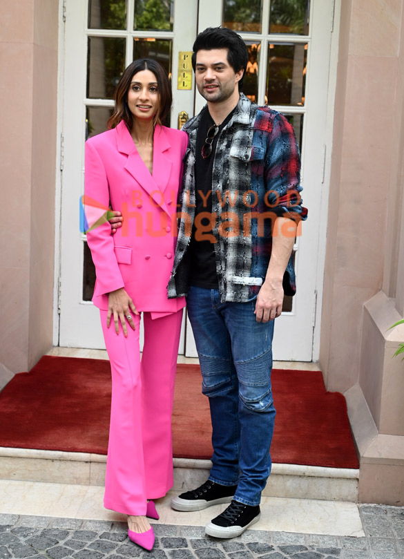 photos rajveer deol and paloma thakeria snapped promoting their film dono 1 2