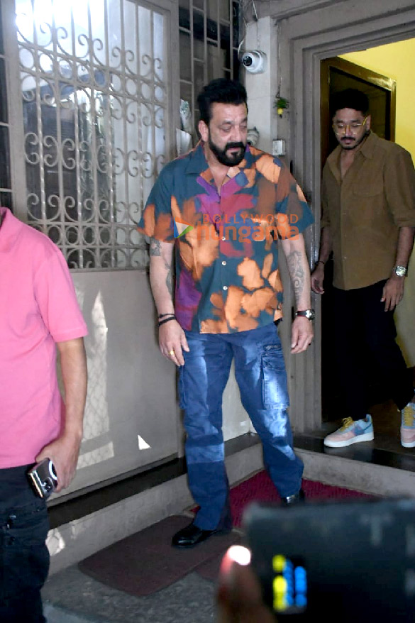 photos sanjay dutt snapped at a dubbing studio 2