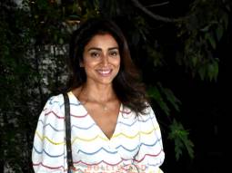 Photos: Shriya Saran snapped at a salon in Bandra