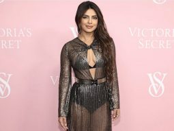 Priyanka Chopra lights up the Victoria’s Secret NYFW event in a mesmerizing metallic sheer gown by Giambattista Valli