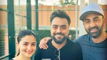 Ranbir Kapoor and Alia Bhatt share special moment with Rashid Khan in New York; see pic