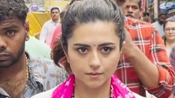 Ridhi Dogra starts her birthday by visiting LalBaug cha Raja