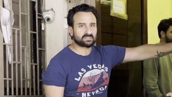 Saif Ali Khan gets clicked by paps in a comfy casual look