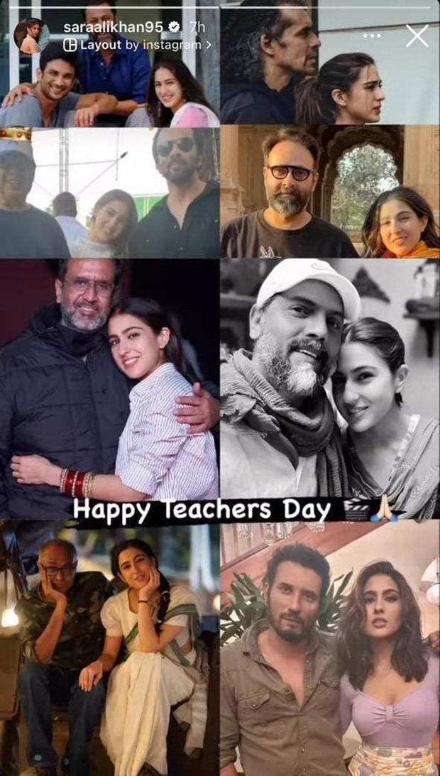 Teacher's Day 2023: Sara Ali Khan expresses gratitude for her directors; calls herself "privileged"