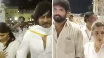 Shah Rukh Khan, Suhana Khan and Jawan co-star Nayanthara seek blessings at Sri Venkateshwara Swamy in Tirupati, watch videos
