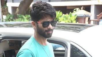 Shahid Kapoor poses for paps as he steps out in the city