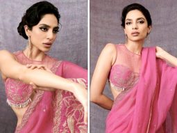 Sobhita Dhulipala looks every bit of an ethnic diva in pink embellished saree