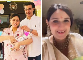 Telly couple Pankhuri Awasthy Rode and Gautam Rode host a traditional naming ceremony for their twins; watch