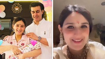 Telly couple Pankhuri Awasthy Rode and Gautam Rode host a traditional naming ceremony for their twins; watch