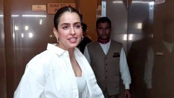 The Jawan fever is incredible! Sanya Malhotra gets clicked by paps