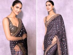 Vaani Kapoor is a nothing less than a vision in blue embellished saree by JJ Valaya