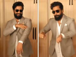 Vicky Kaushal grooves to beats of Karan Aujla’s song during a photoshoot, video goes viral