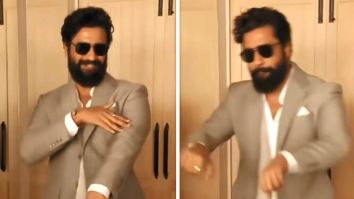 Vicky Kaushal grooves to beats of Karan Aujla’s song during a photoshoot, video goes viral