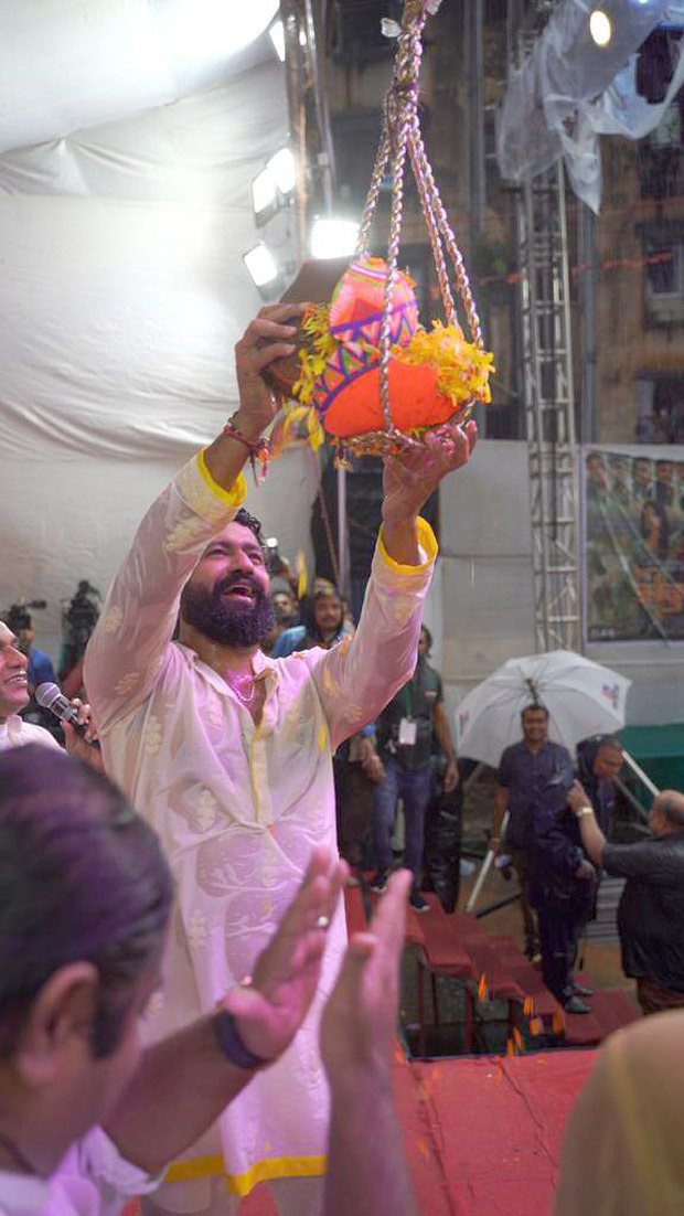 Vicky Kaushal celebrates Dahi Handi with fans ahead of The Great Indian Family release, see pics