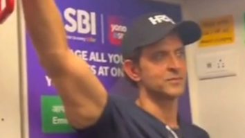 Hrithik Roshan enjoys a metro ride in the city!