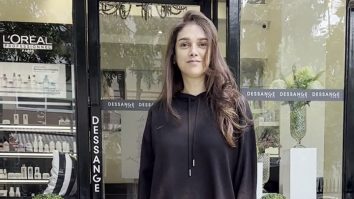 Aditi Rao Hydari opts for a comfy look in her oversized hoodie