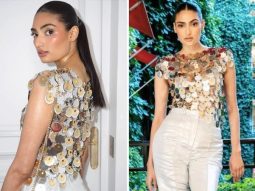 Athiya Shetty’s fashion prowess secures her a front-row seat at Rabanne X H&M