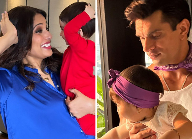 Bipasha Basu's daughter Devi and Karan Singh Grover twin in adorable celebration for 11 months; see pics