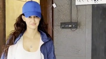 Disha Patani sports a blue cap as she gets clicked by paps