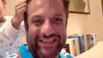 So cute! Fardeen Khan spends a fun evening with his little cubs
