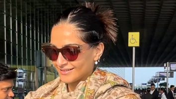 Fashionista Kapoor aka Sonam Kapoor at the airport