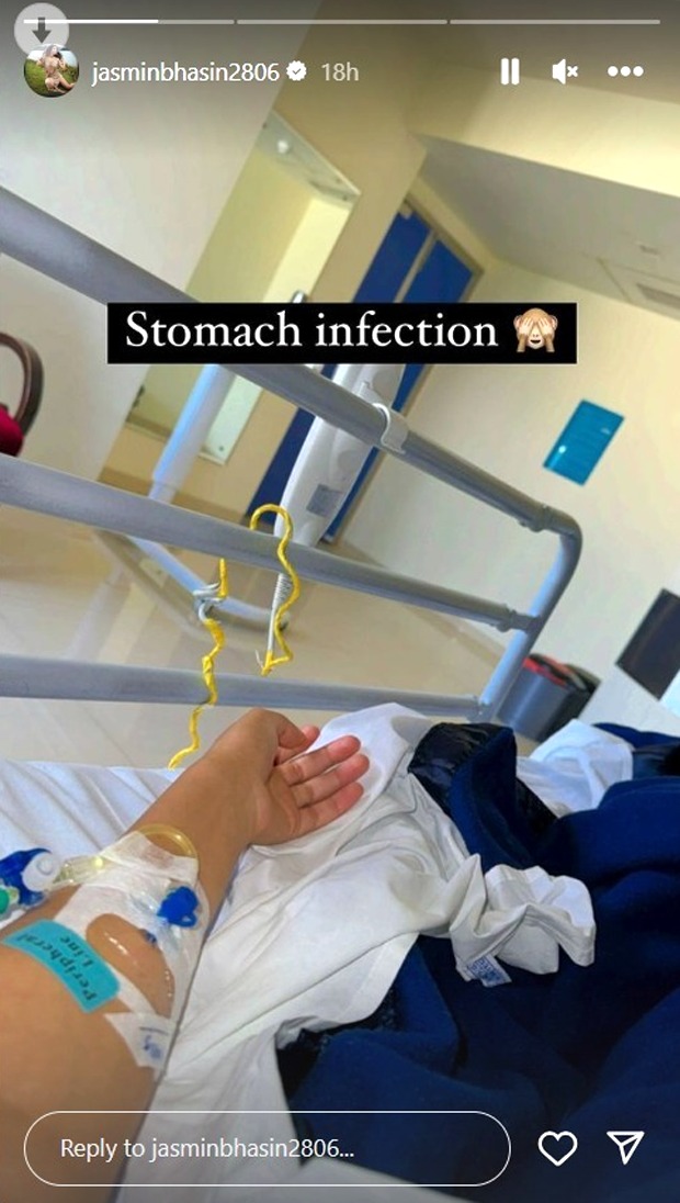 Jasmine Bhasin in hospital for stomach infection; Bigg Boss 14 fame shares health update