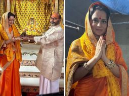 Ahead of Tejas release, Kangana Ranaut aka Tejas Gill seeks blessings at Ram Mandir in Ayodhya; see pics