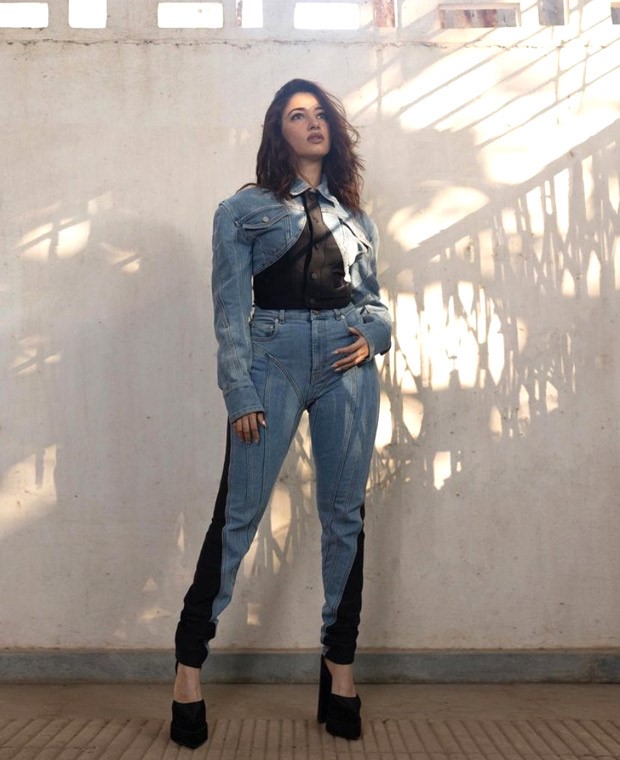 Kriti Sanon, Tamannah Bhatia and Shilpa Shetty sizzle in similar denim outfits from Mugler, who wore it better?