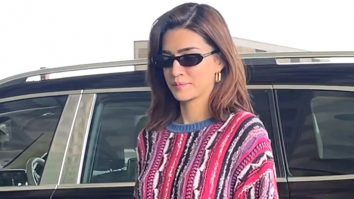 Kriti Sanon greets paps as she gets clicked at the airport