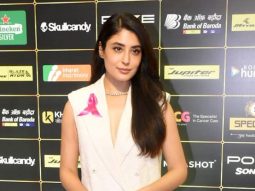 Kritika Kamra strikes a pose for paps at the BH OTT India Fest