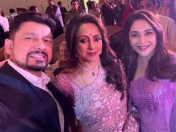 Madhuri Dixit and Dr. Shriram Nene share heartwarming moments with Hema Malini on her 75th birthday; see post