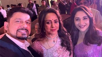 Madhuri Dixit and Dr. Shriram Nene share heartwarming moments with Hema Malini on her 75th birthday; see post