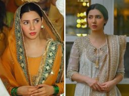 Mahira Khan beams with joy during her Mayoon ceremony, adorned in a vibrant orange Anarkali outfit