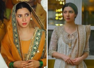 Mahira Khan beams with joy during her Mayoon ceremony, adorned in a vibrant orange Anarkali outfit