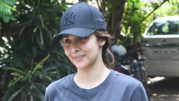 Malaika Arora gets clicked outside gym in a sporty outfit