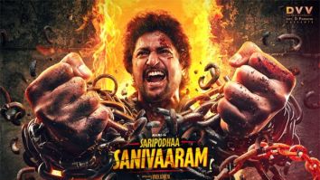 Nani’s next titled Saripodhaa Sanivaaram; makers unveil intriguing first glimpse, watch video
