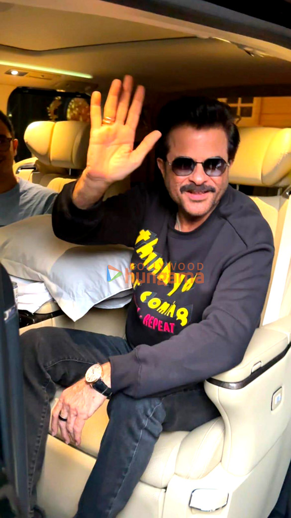 Photos: Anil Kapoor and Karan Kundrra snapped at Ektaa R Kapoor’s house in Juhu Photos: Anil Kapoor and Karan Kundrra snapped at Ektaa R Kapoor’s house in Juhu