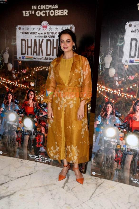 photos celebs grace the premiere of dhak dhak 3
