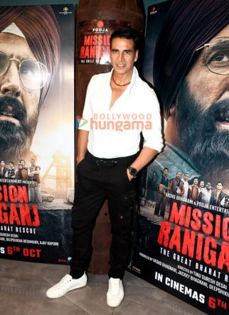 Photos: Celebs snapped during Mission Raniganj promotions