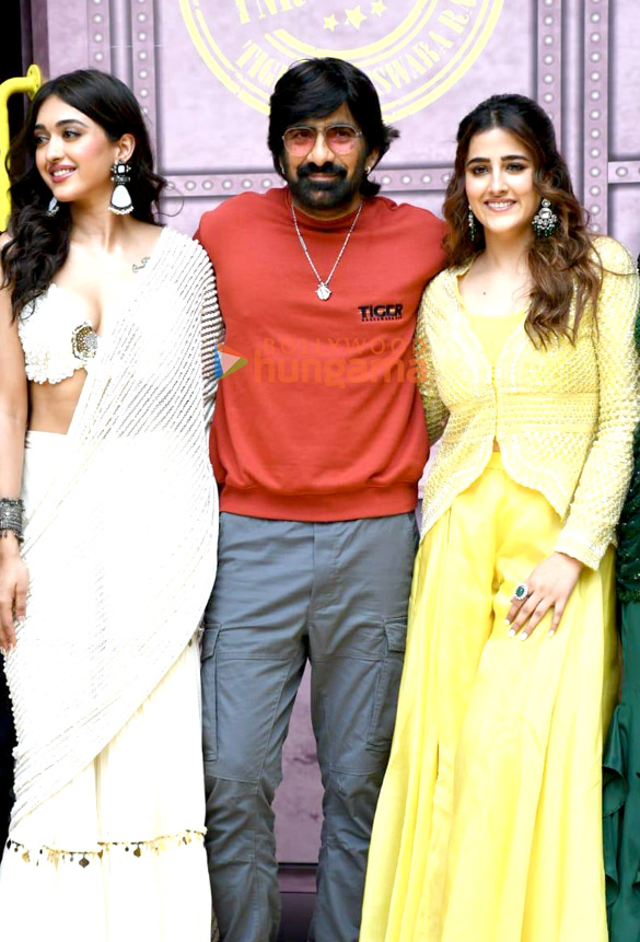 photos celebs grace the trailer launch of tiger nageswara rao 2